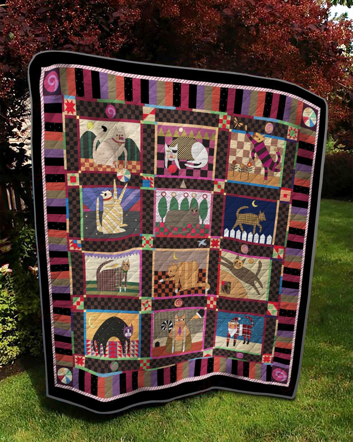 Cat DT2109615CL Quilt Blanket