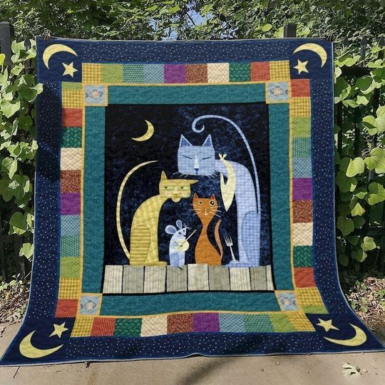 Cat DTC0412652 Quilt Blanket