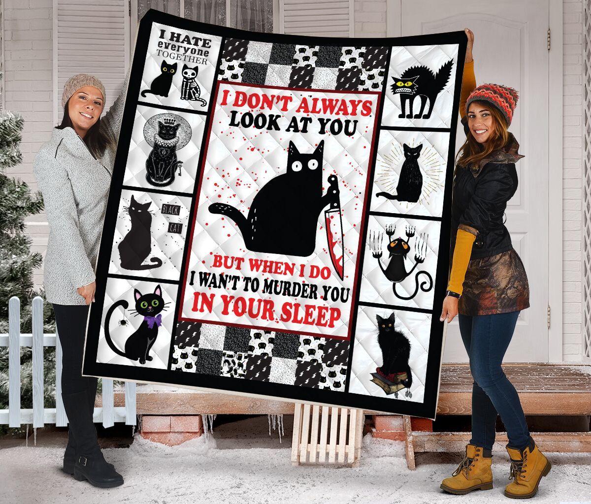 Cat DTC1012208 Quilt Blanket