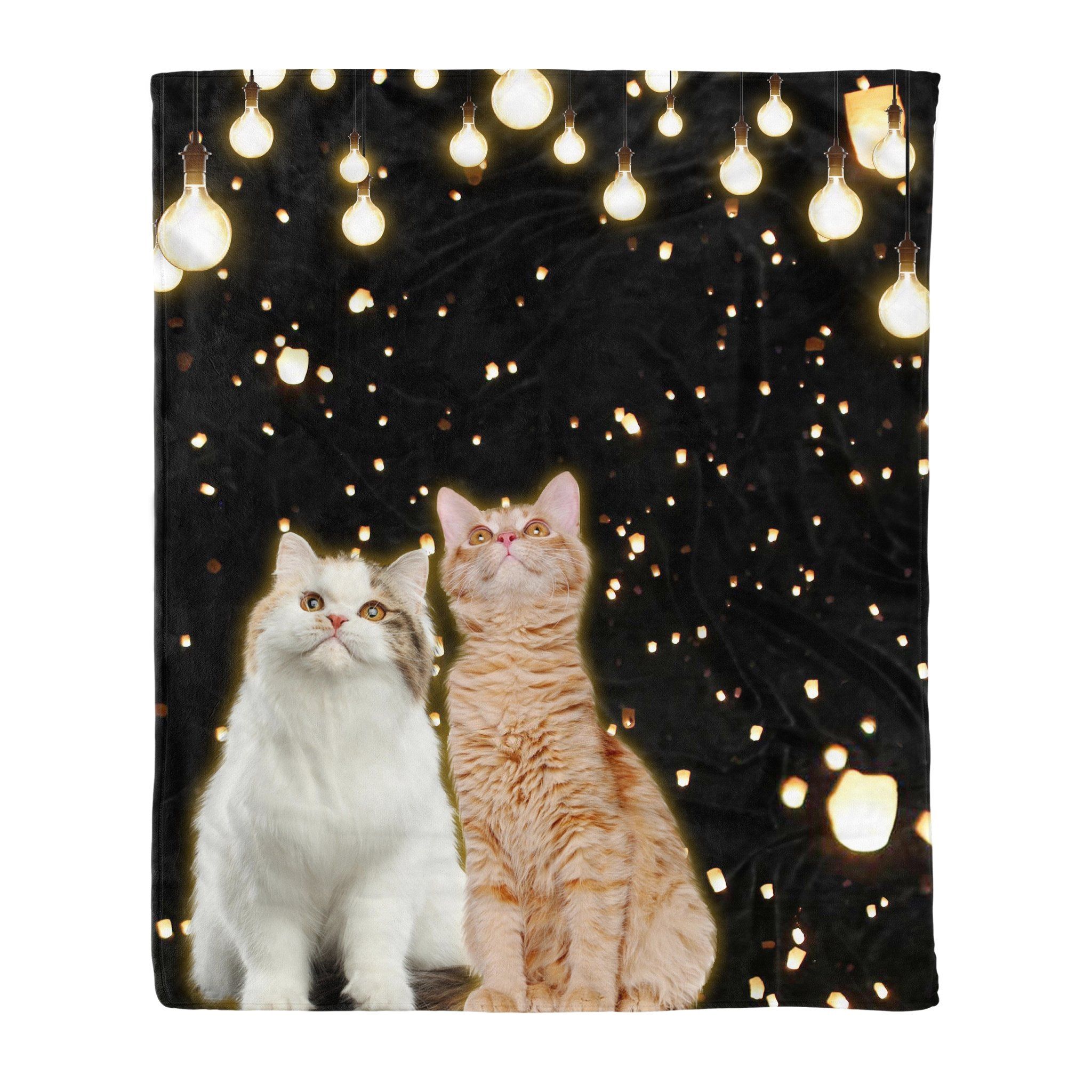 Cat Fleece Blanket