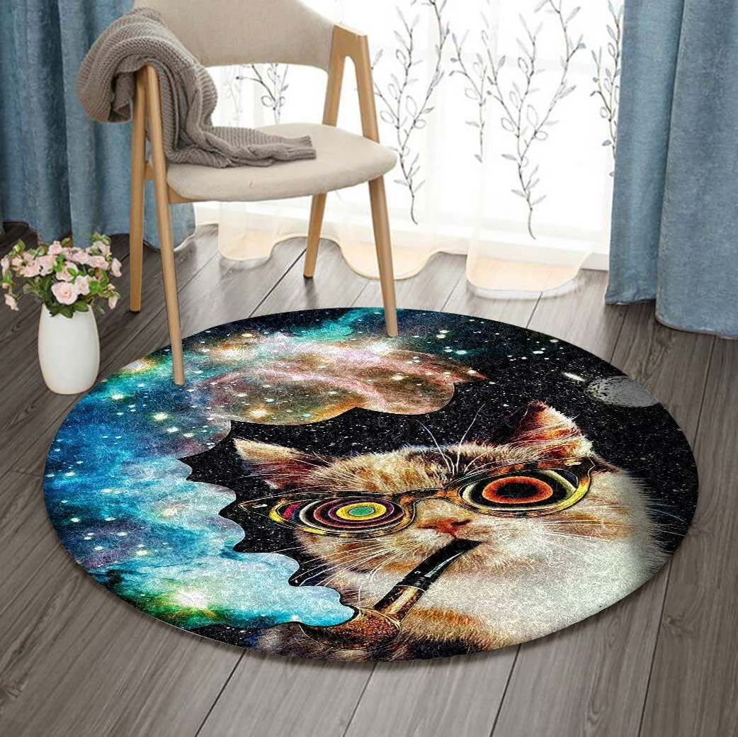 Cat Round Carpet