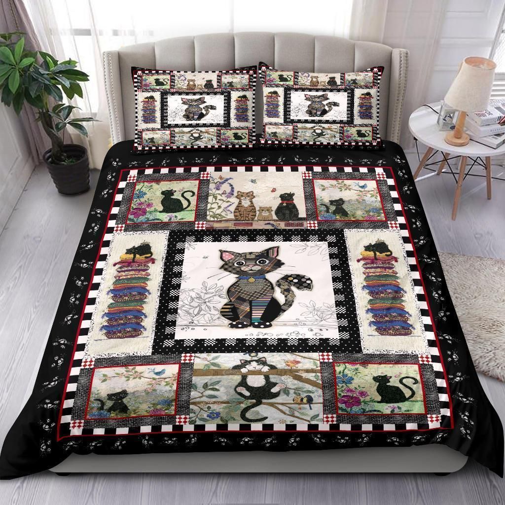 Cat Emotion Bedding Set