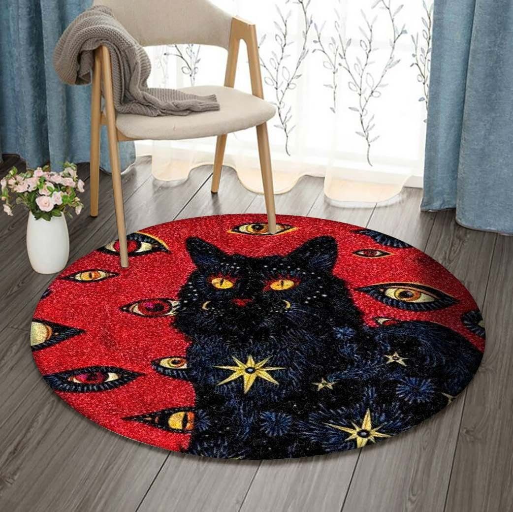 Cat Eye Round Carpet