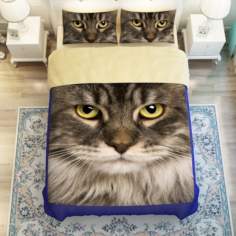 Cat Face Bedding Set
