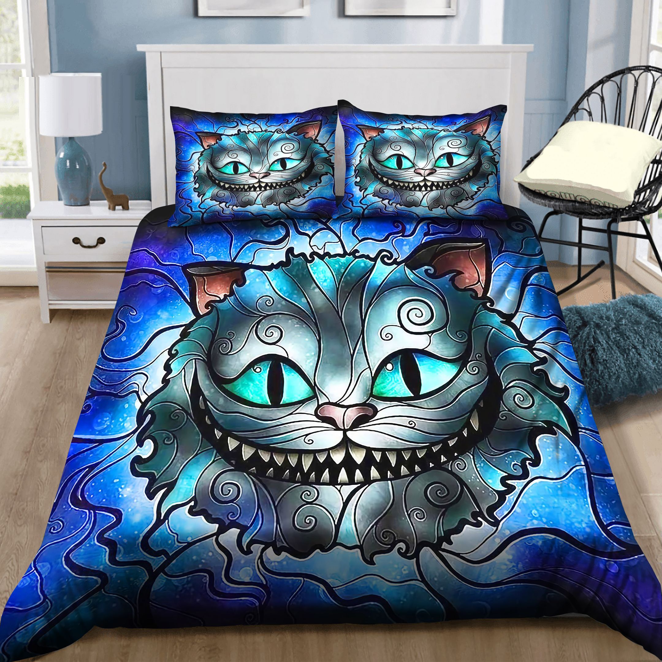 Cat Face Hi Friend Bedding Set