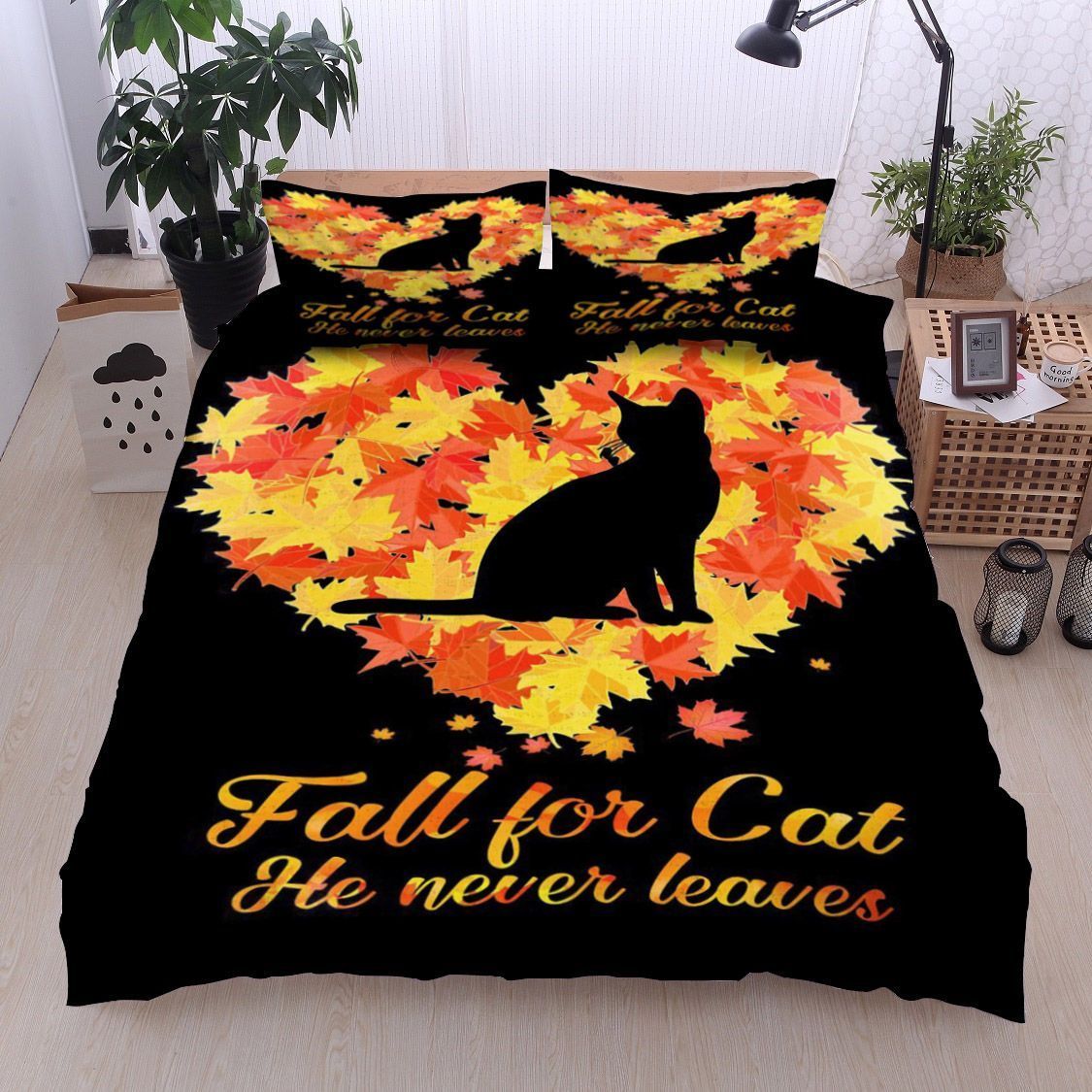 Cat Fall For Cat Bedding Set