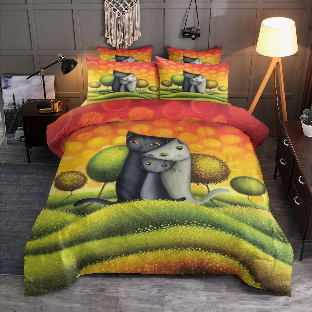 Cat Family Bedding Set