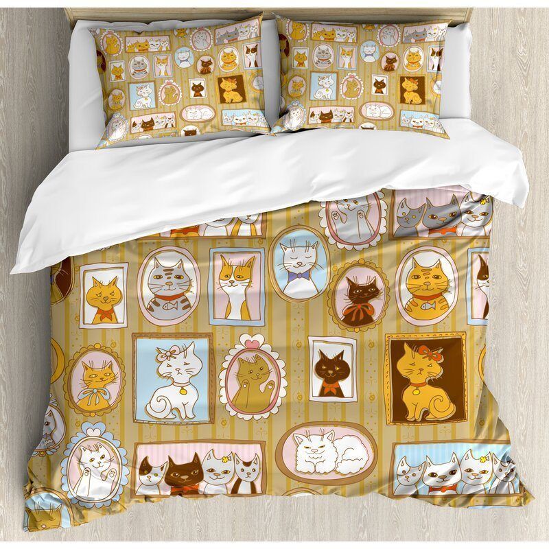 Cat Family Tree Bedding Set