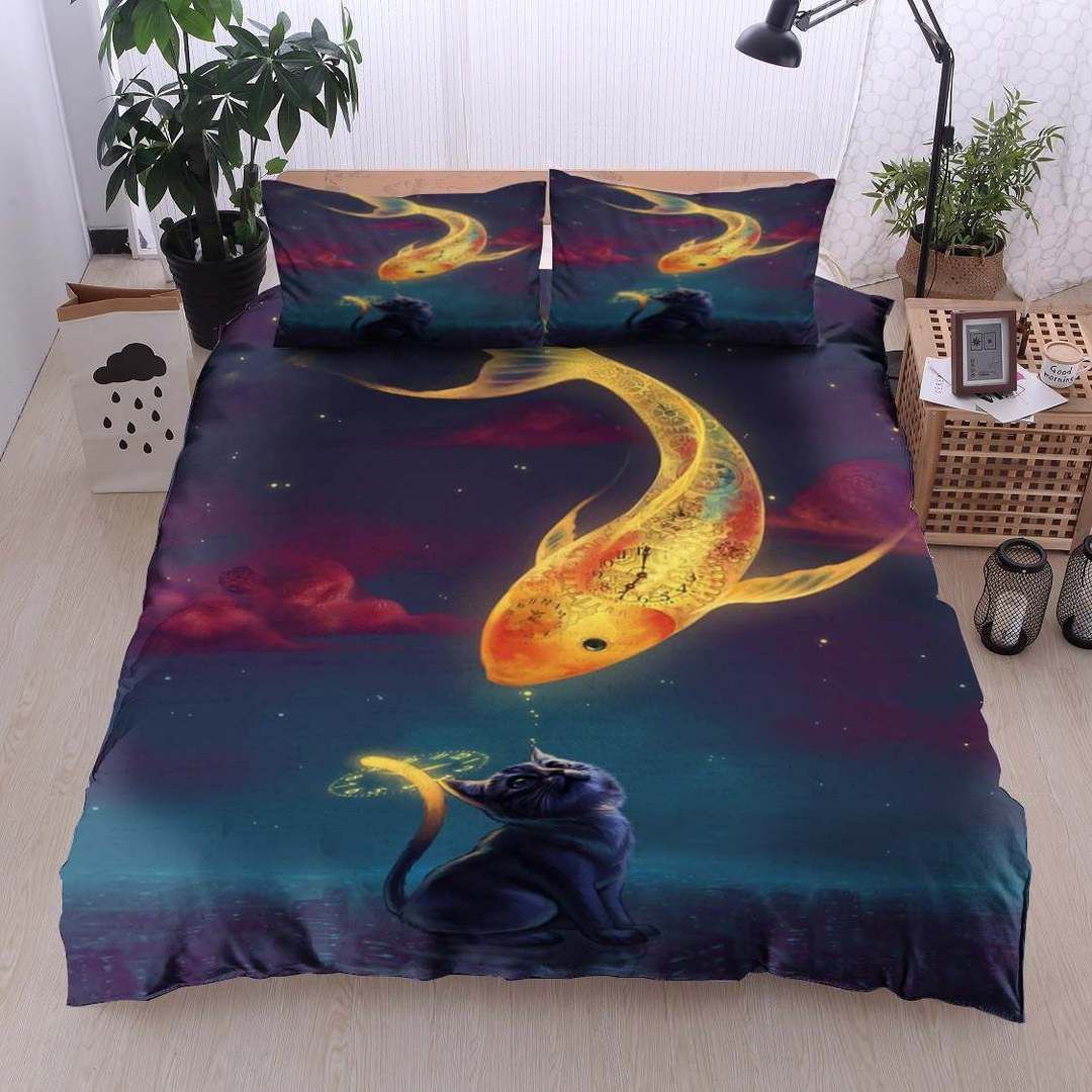 Cat Fish Bedding Set