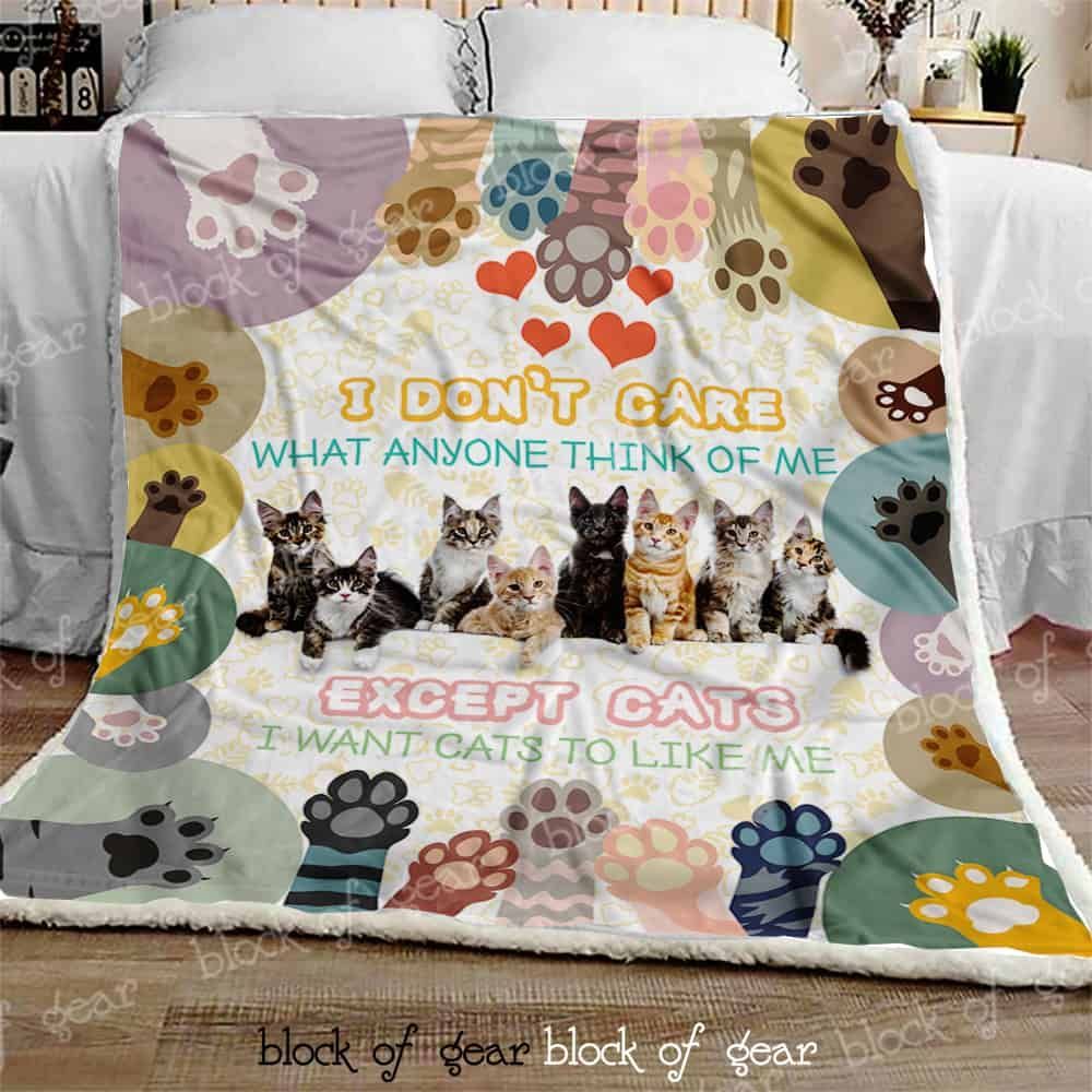 Cat Fleece Blanket
