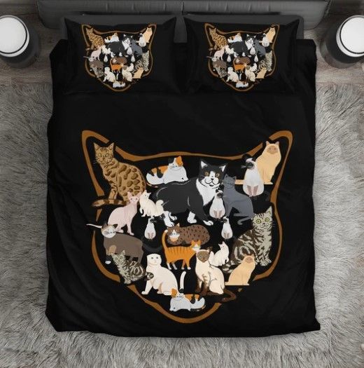 Cat Flux Bedding Set