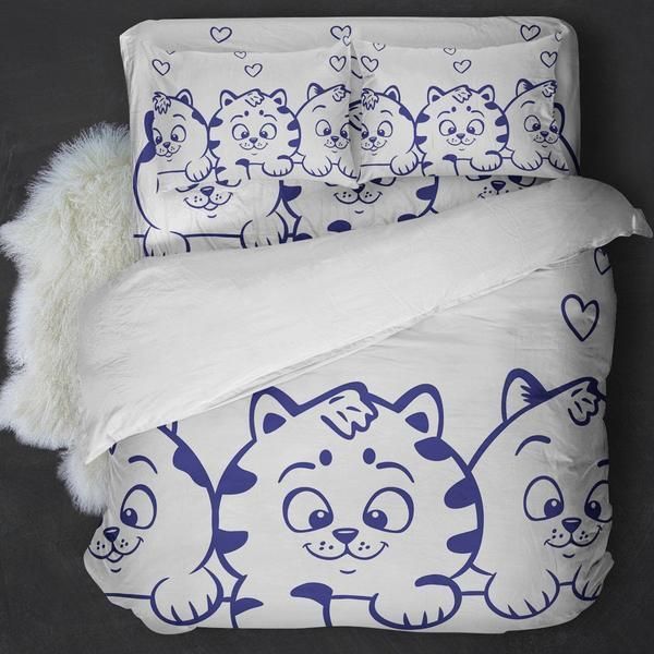 Cat Friendship Lovely Bedding Set