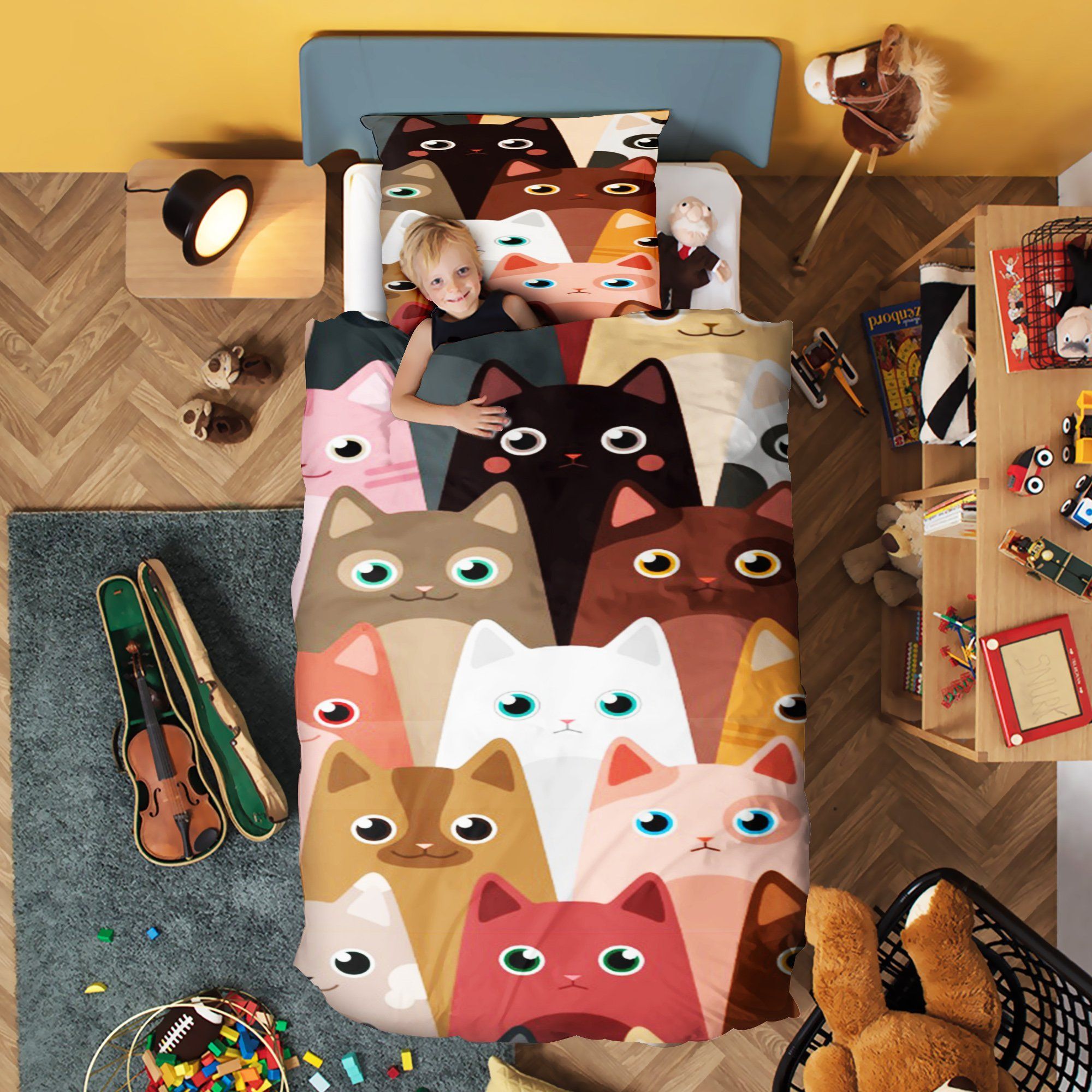 Cat Funny Bedding Set