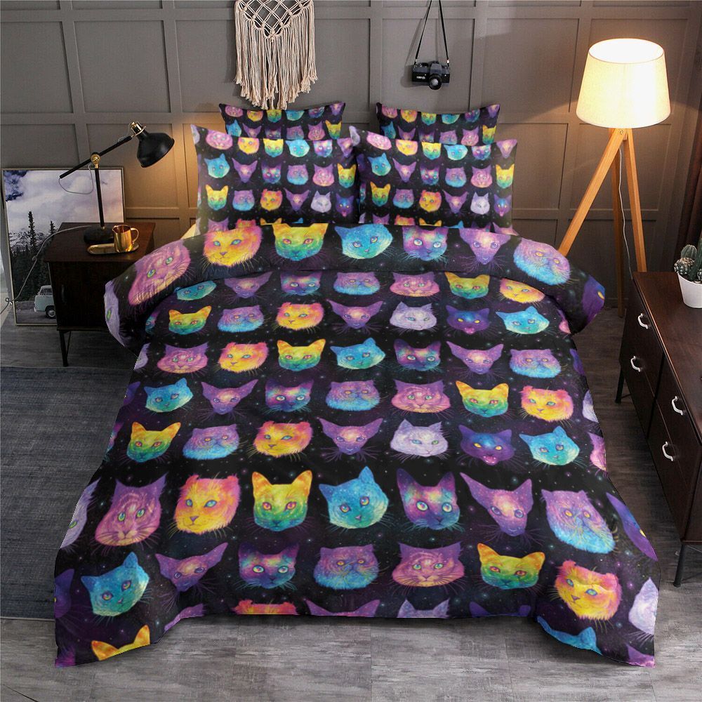 Cat Galaxy Bedding Set