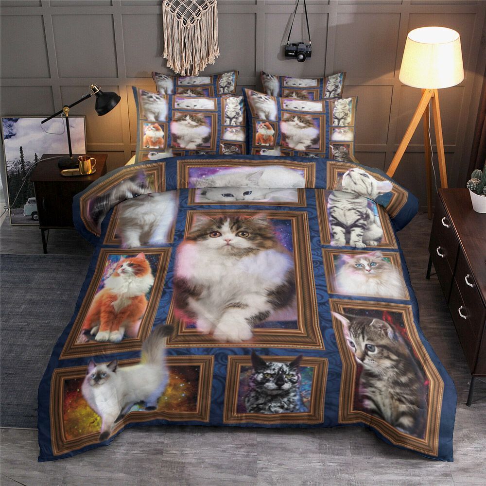 Cat Galaxy Bedding Set