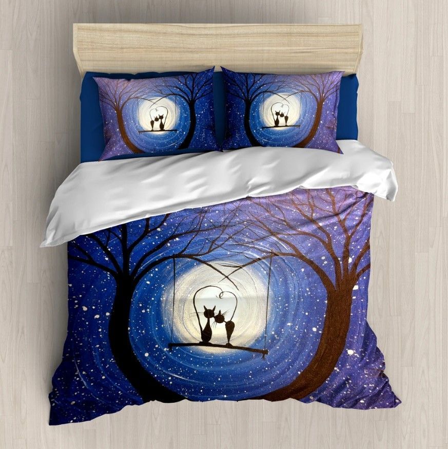 Cat Heart Bedding Set