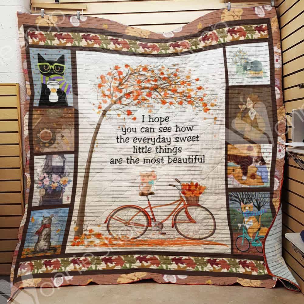 Cat Hippie Fall Quilt Blanket DHC06021386TD