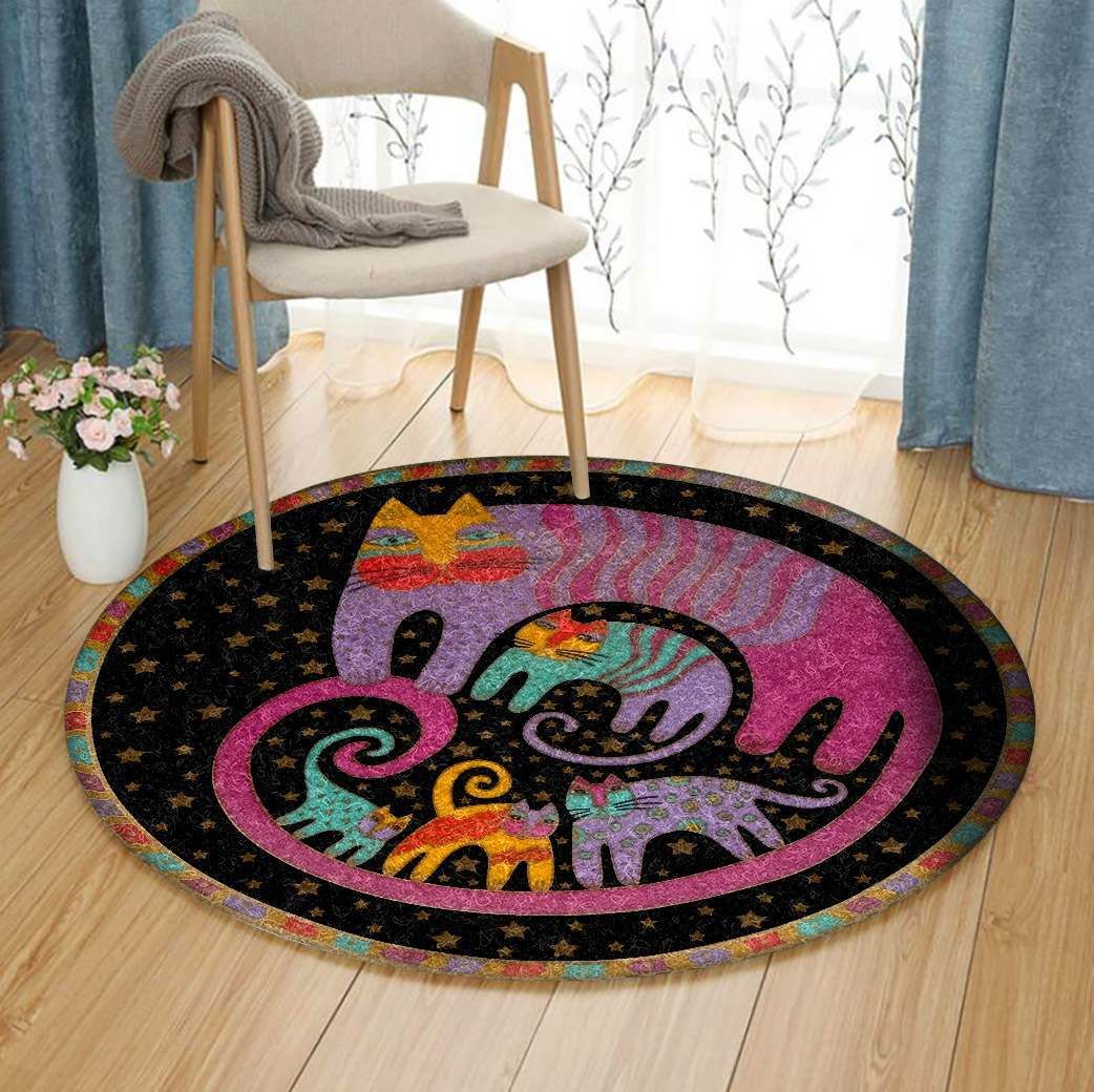 Cat Round Carpet