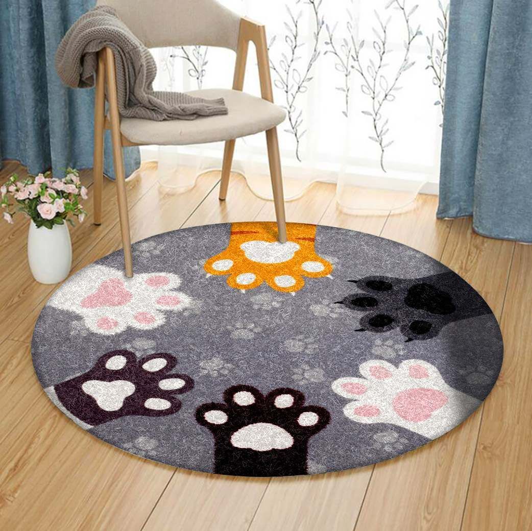 Cat Round Carpet