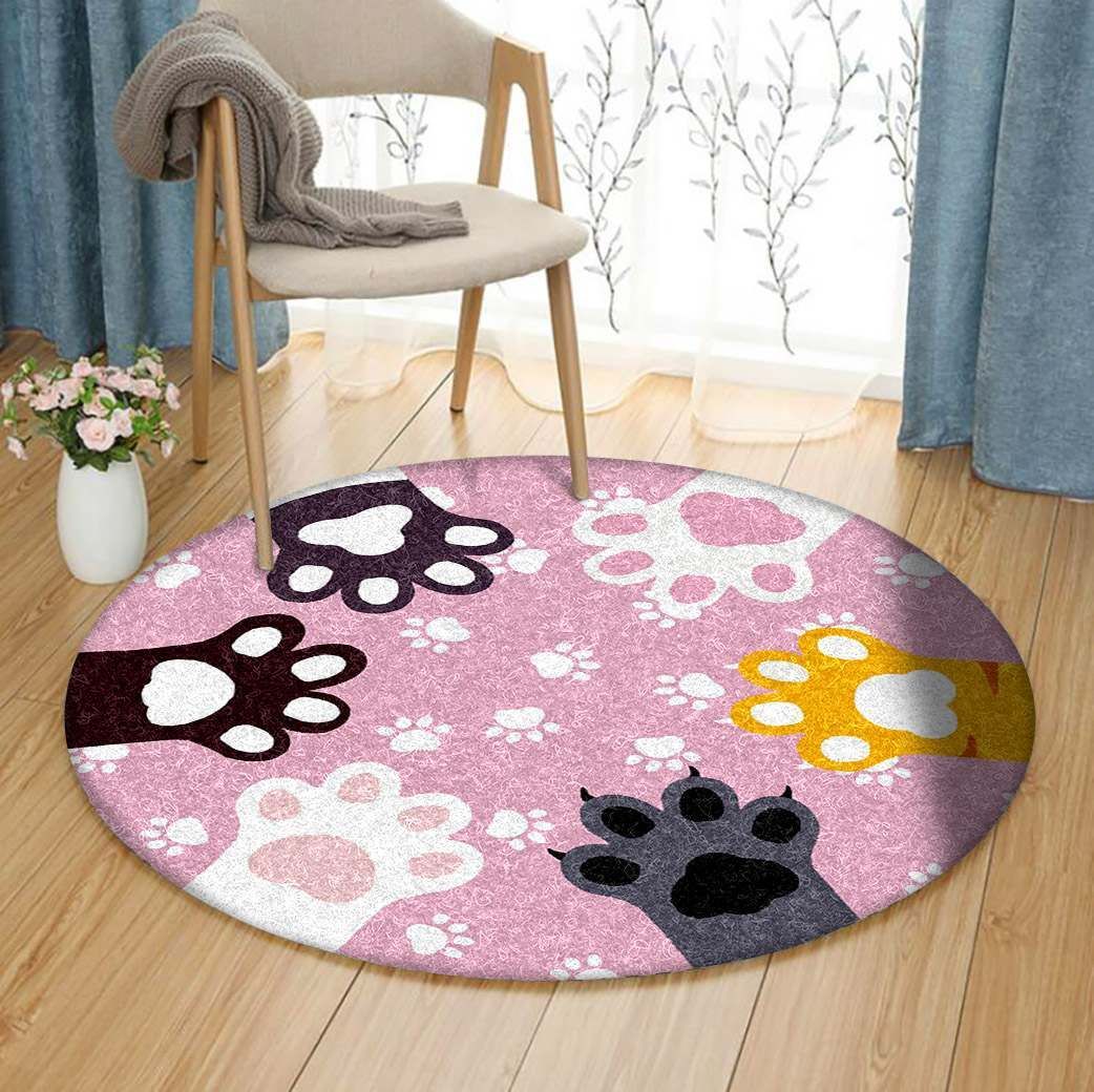 Cat Round Carpet