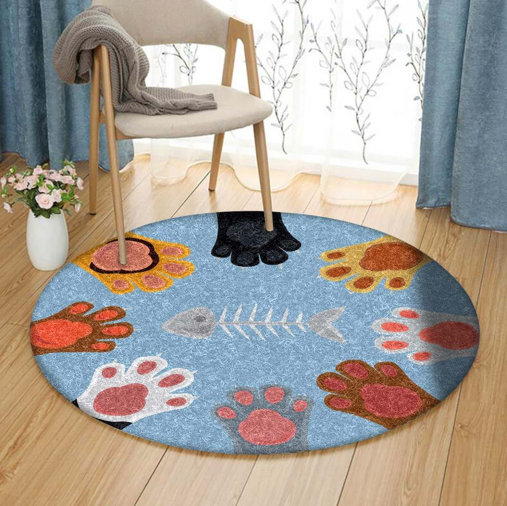 Cat Round Carpet