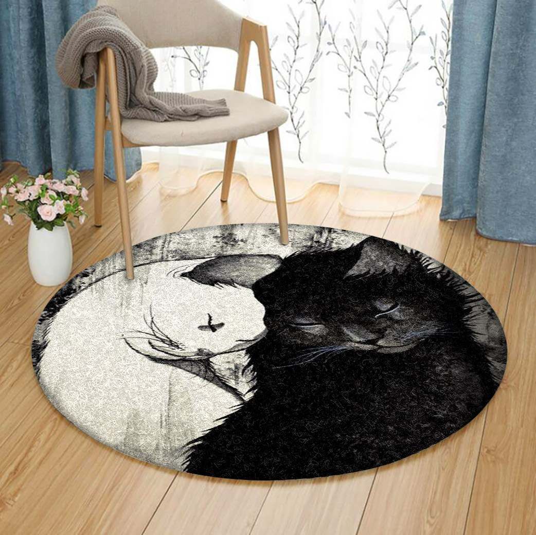 Cat Round Carpet