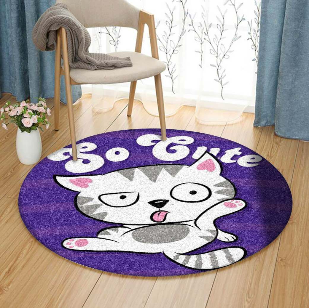 Cat Round Carpet