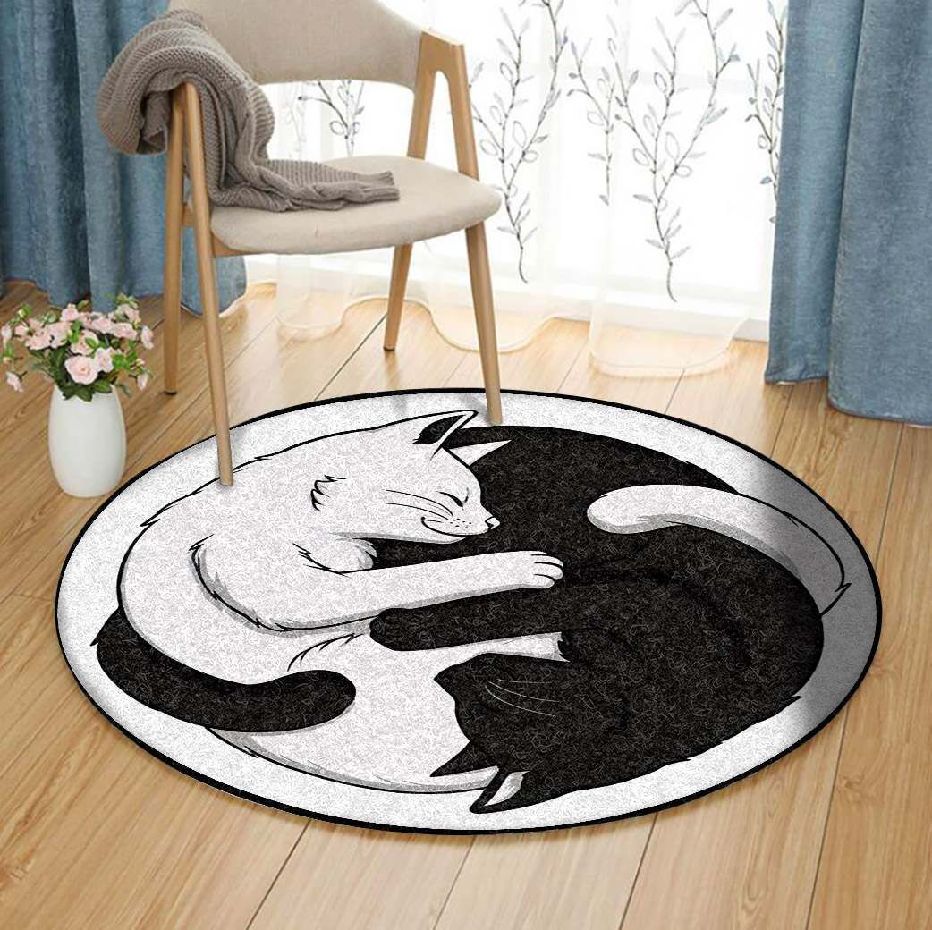Cat Round Carpet