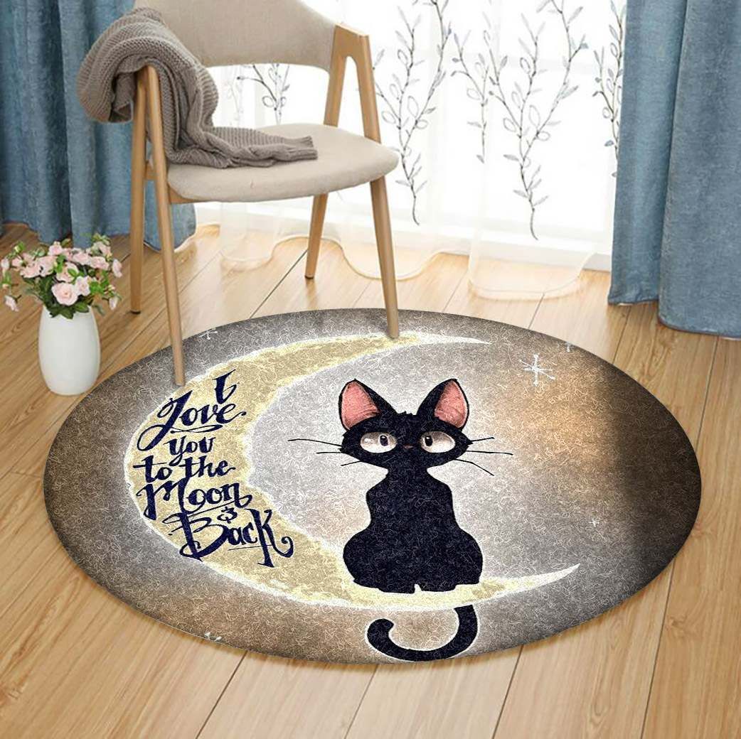 Cat Round Carpet