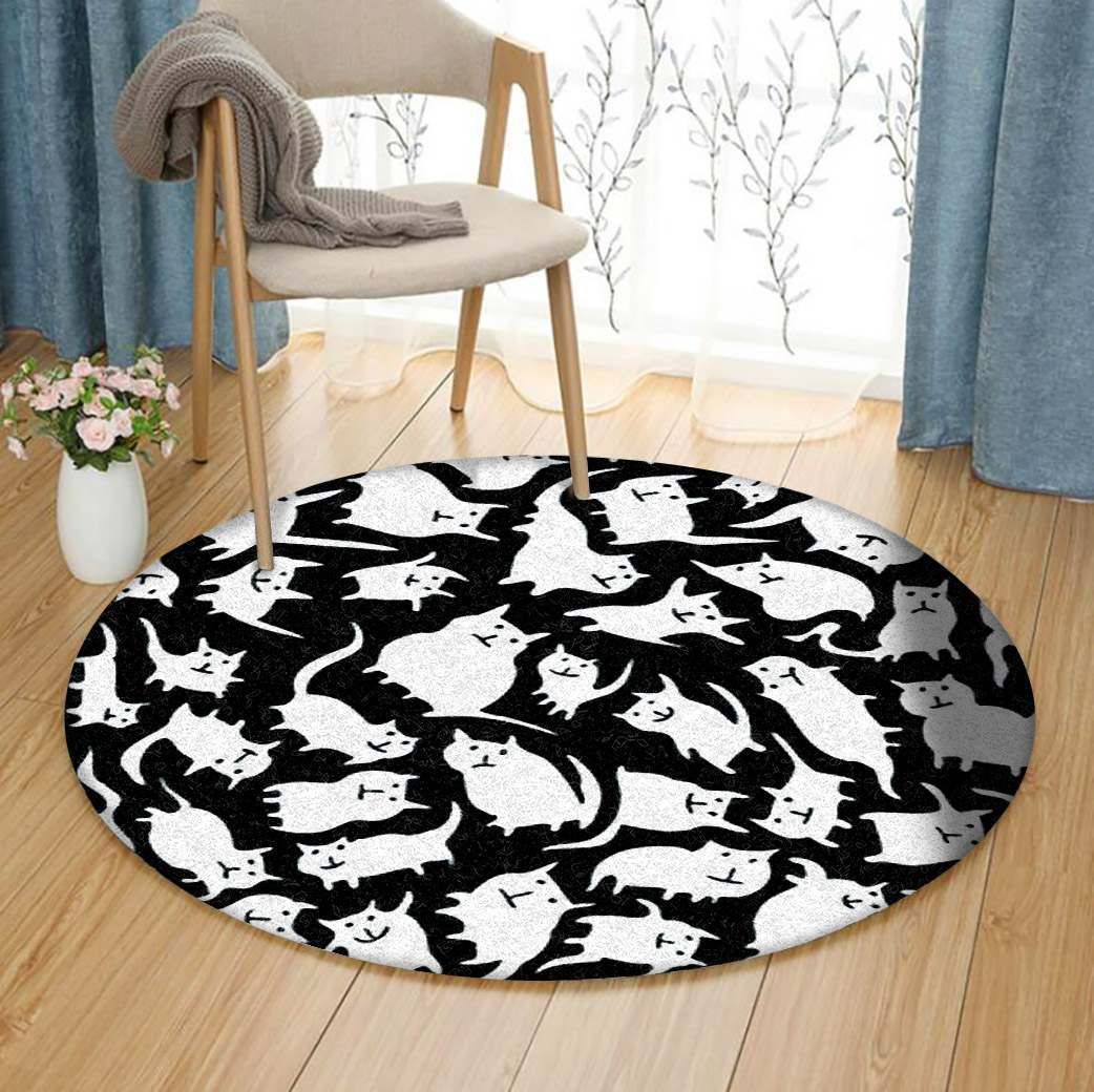 Cat Round Carpet