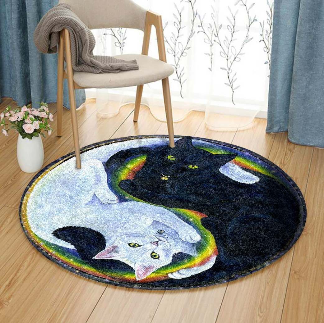 Cat Round Carpet