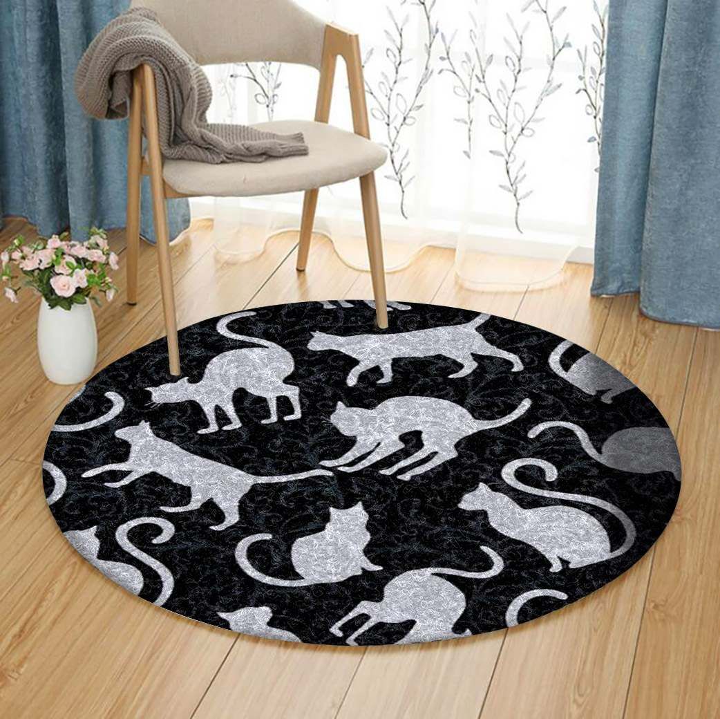 Cat Round Carpet