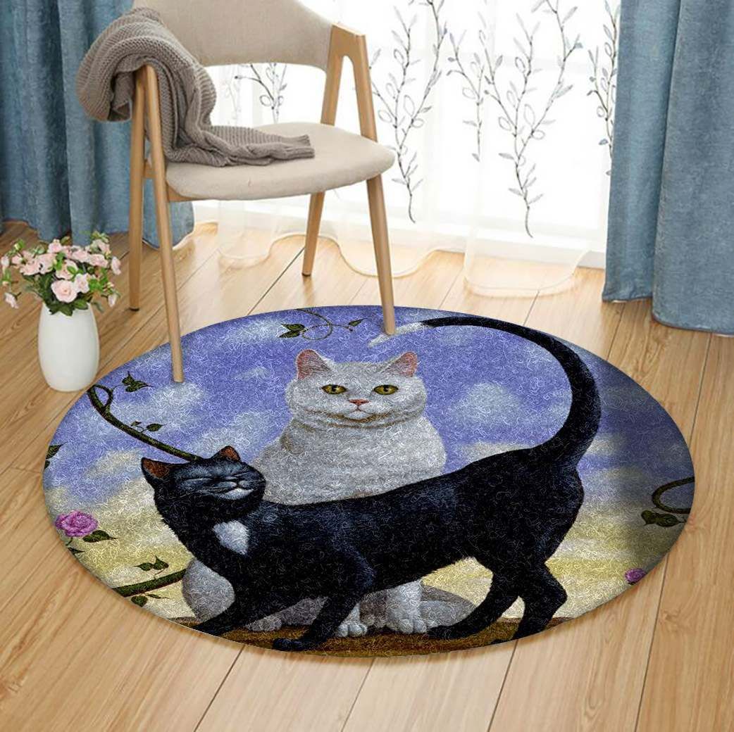 Cat Round Carpet