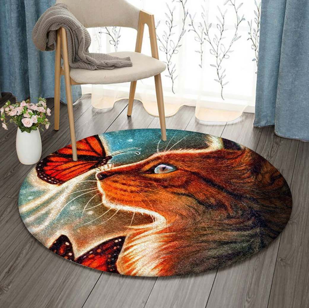 Cat Round Carpet