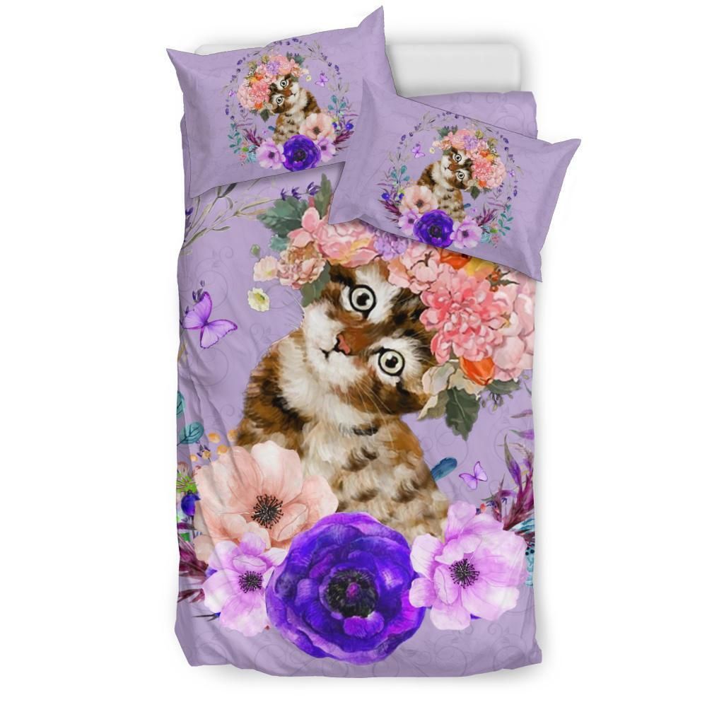 Cat How Beautiful Life Is Bedding Set