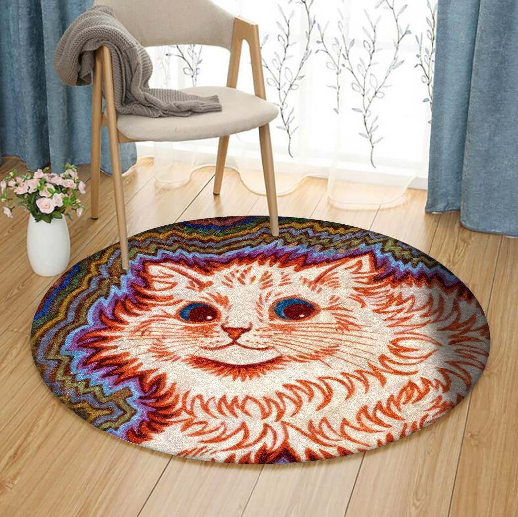 Cat Round Carpet
