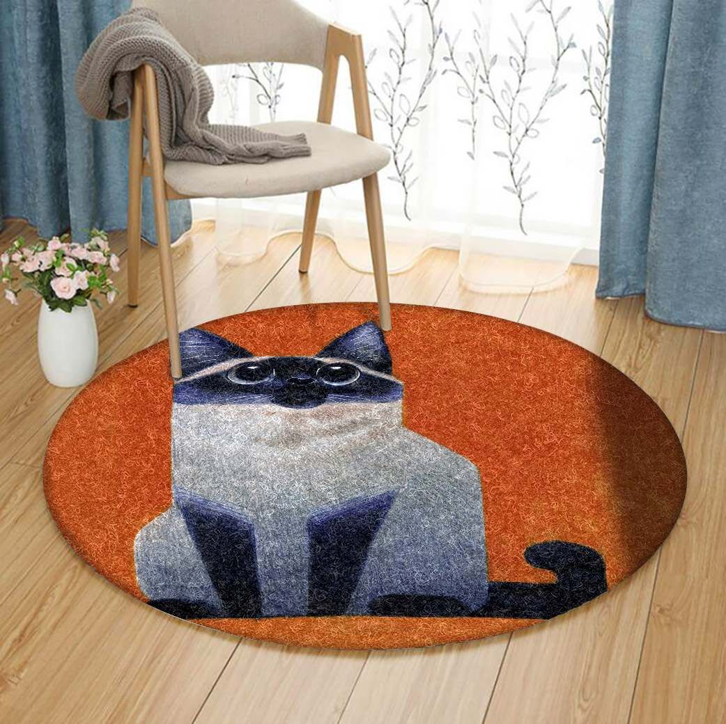 Cat Round Carpet