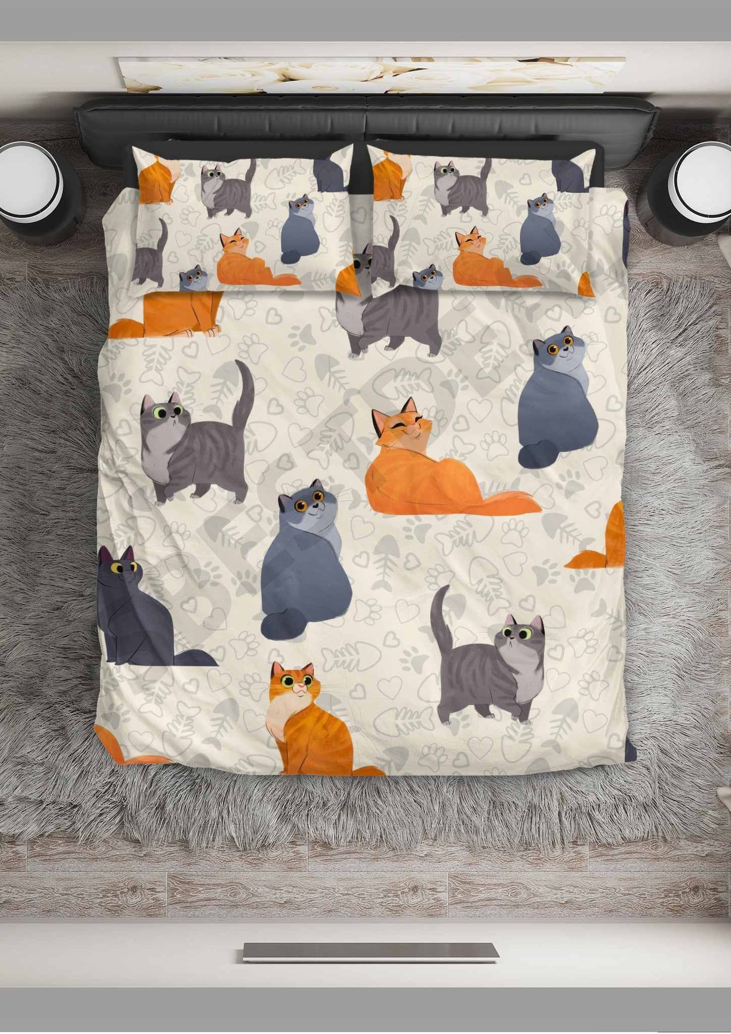 Cat I Love Cat Bedding Set
