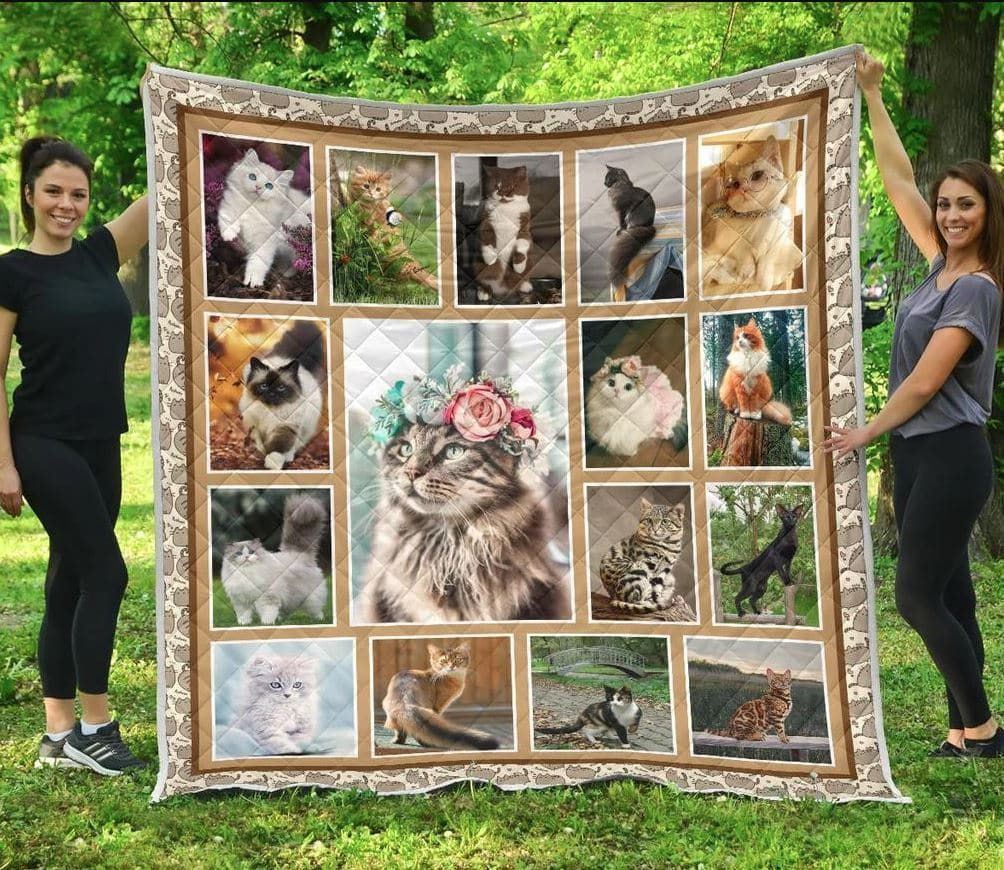Cat I Love My Cats GS-CL-DT3006 Quilt Blanket