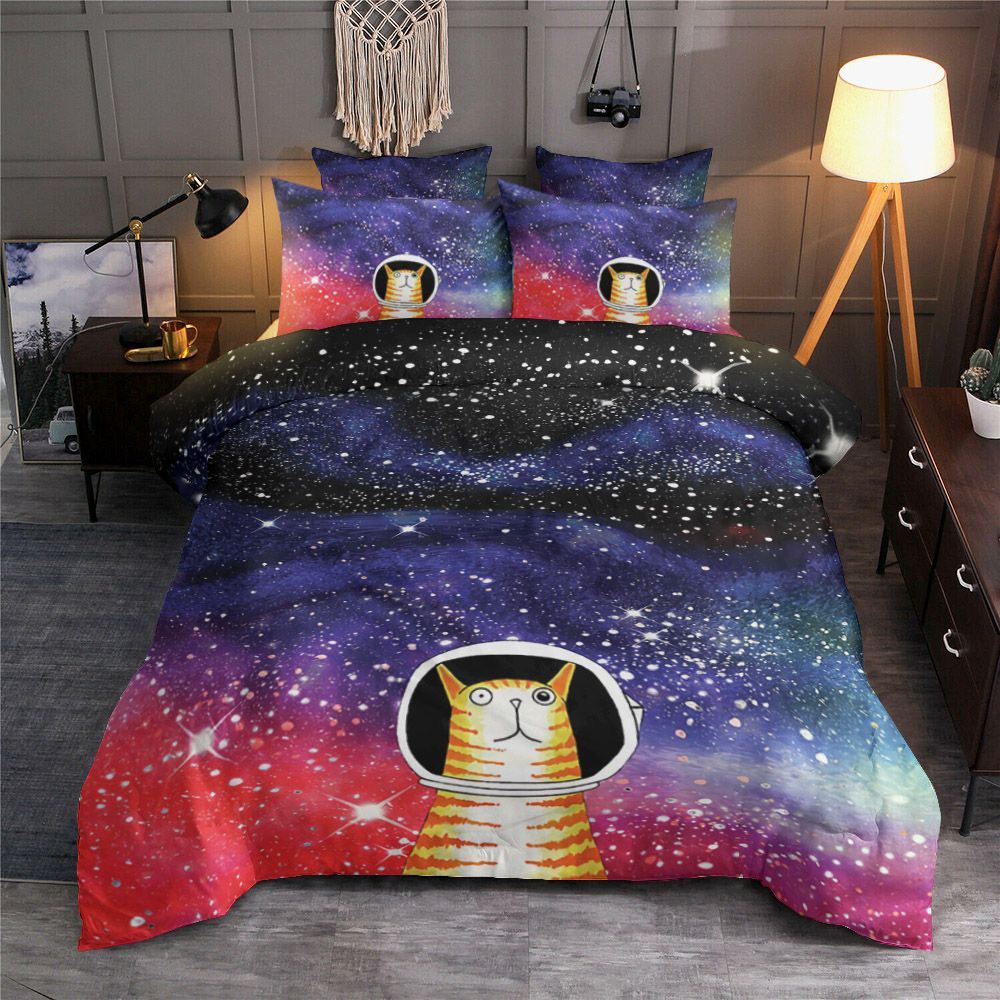 Cat In Space Bedding Set