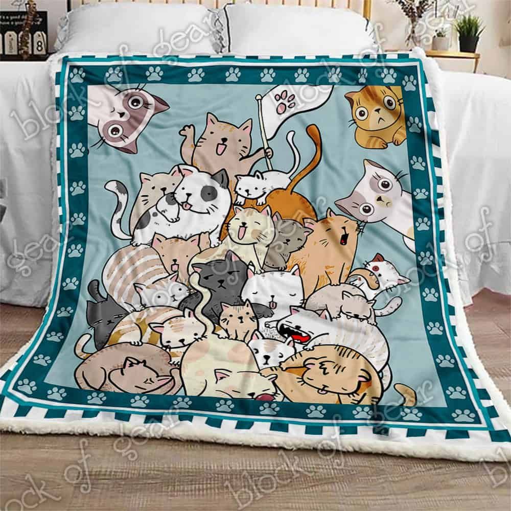 Cat Island Fleece Blanket