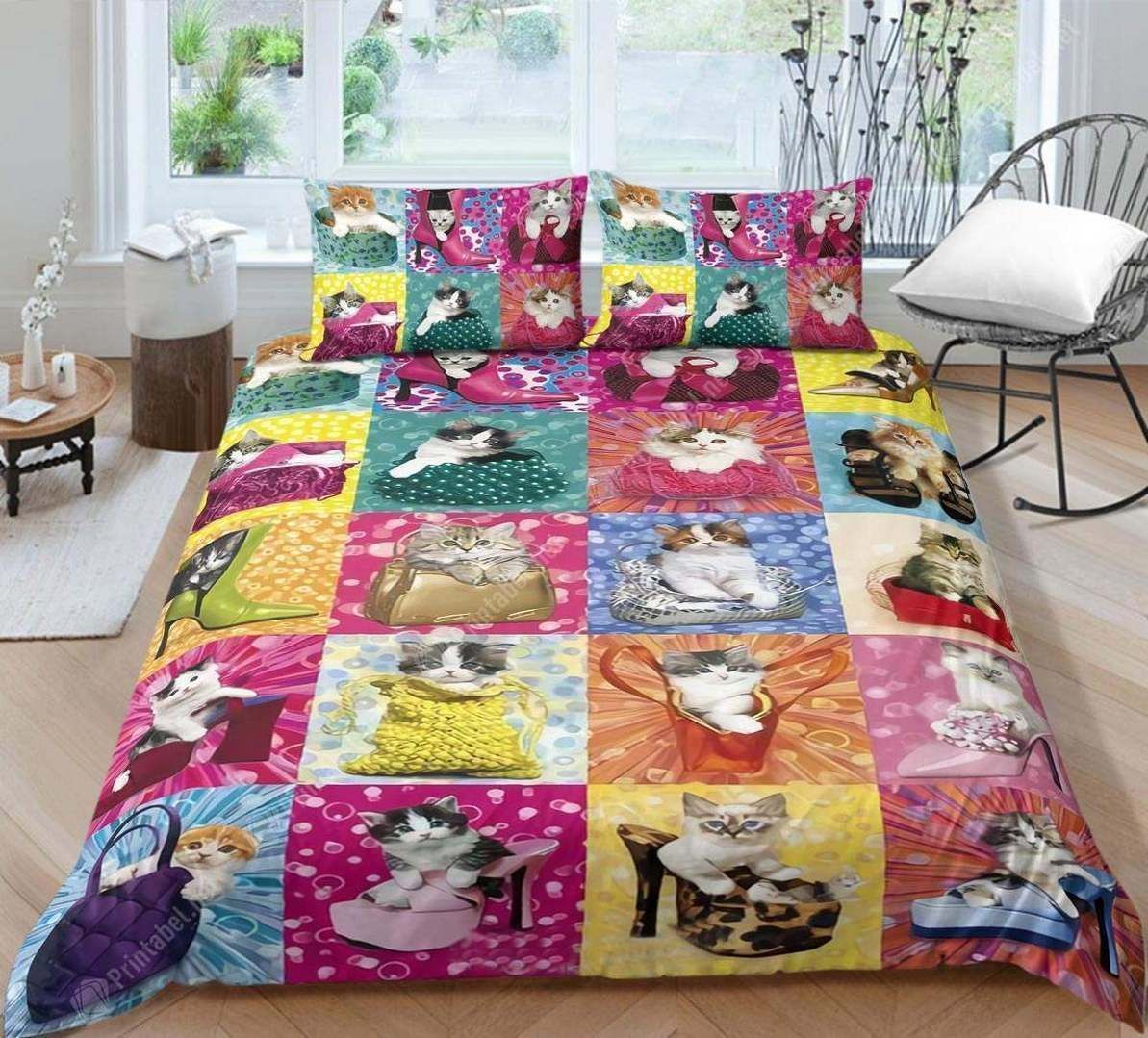 Cat Lady Bedding Set