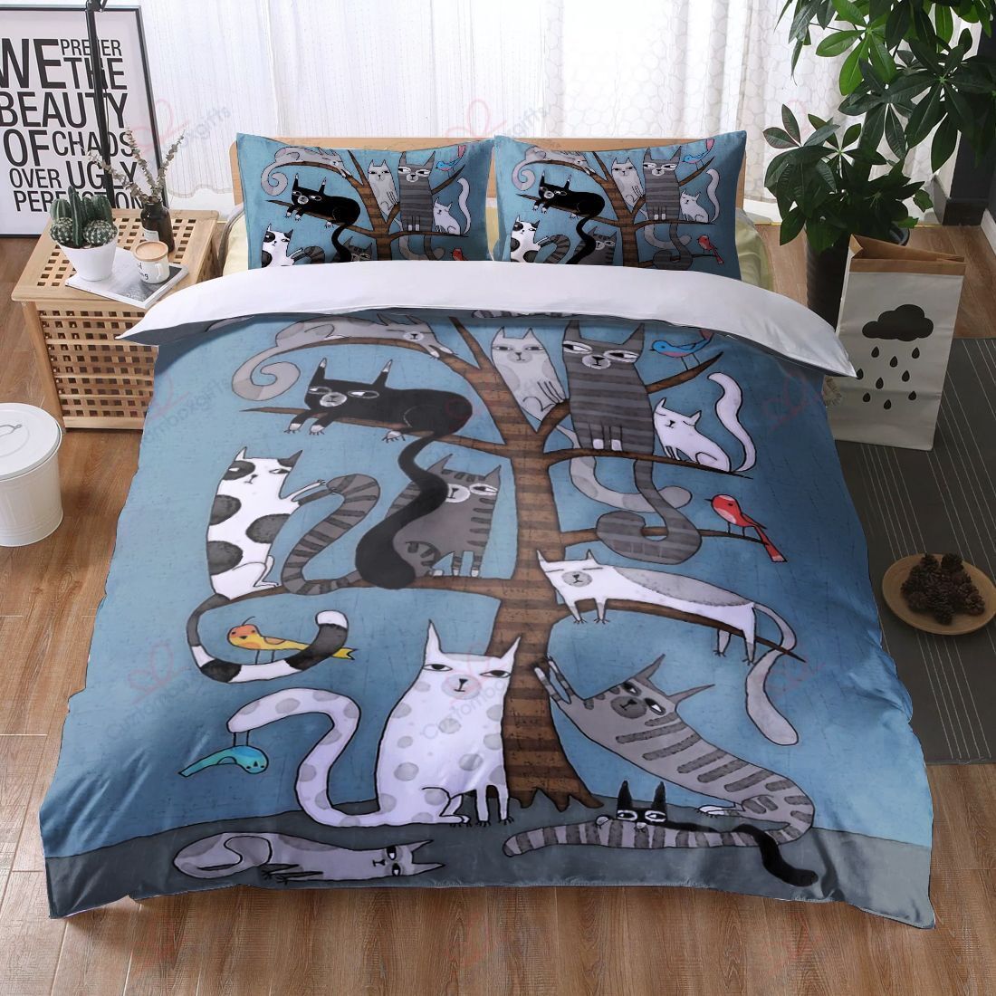 Cat Bedding Set