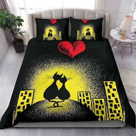 Cat Lovers Bedding Set