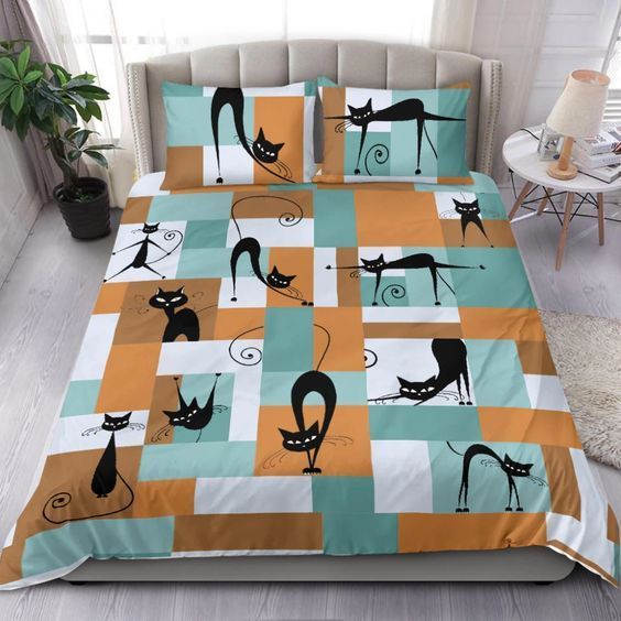 Cat Lovers Bedding Set