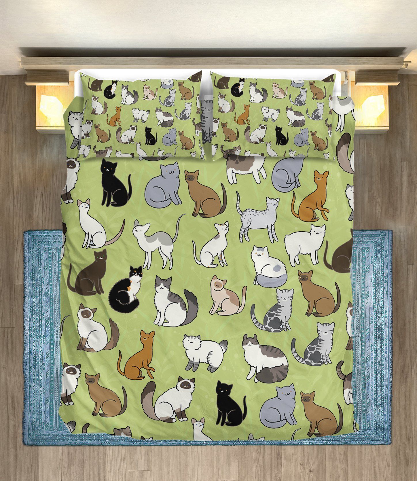 Cat Lovers Bedding Set