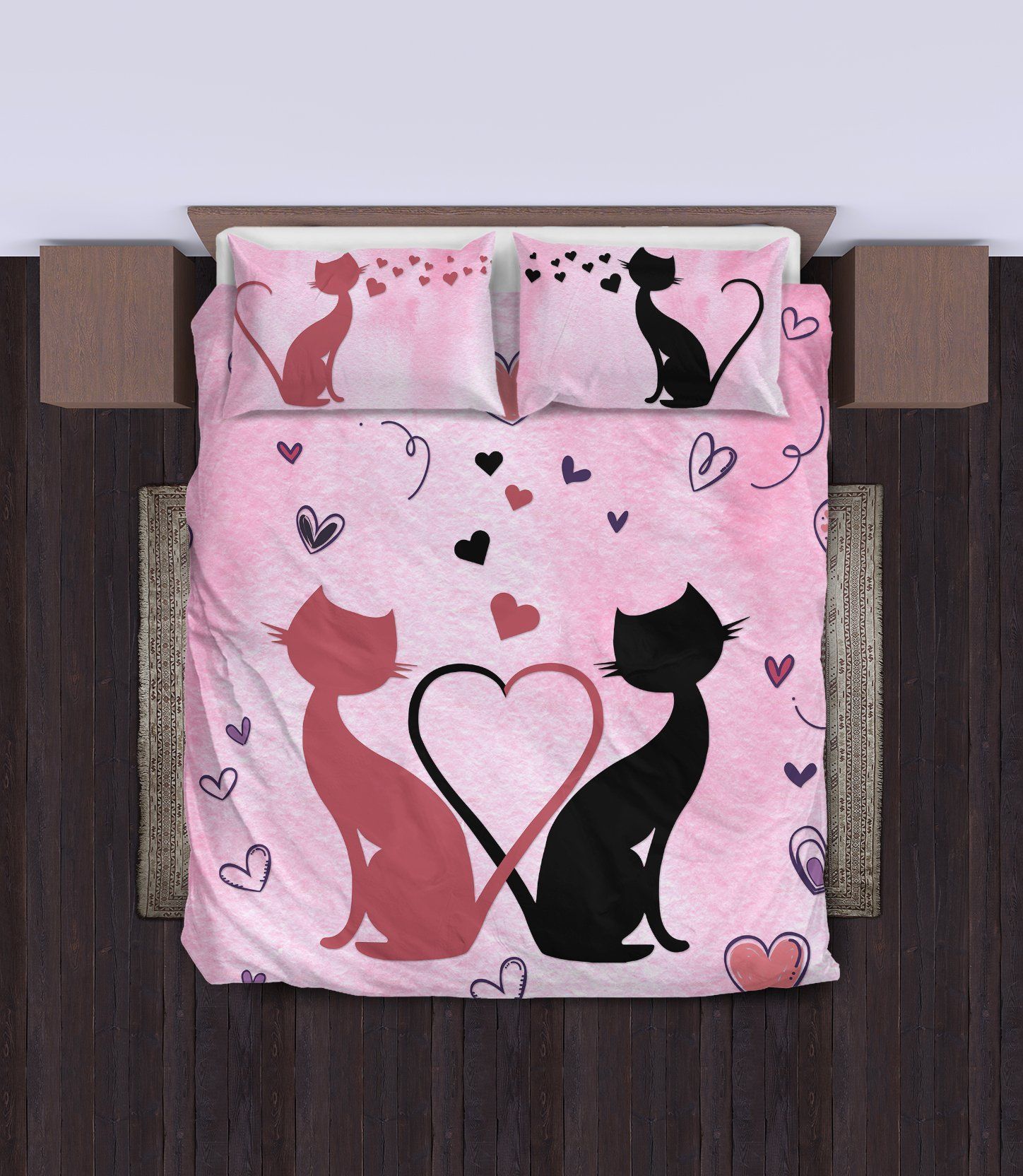 Cat Lovers Bedding Set