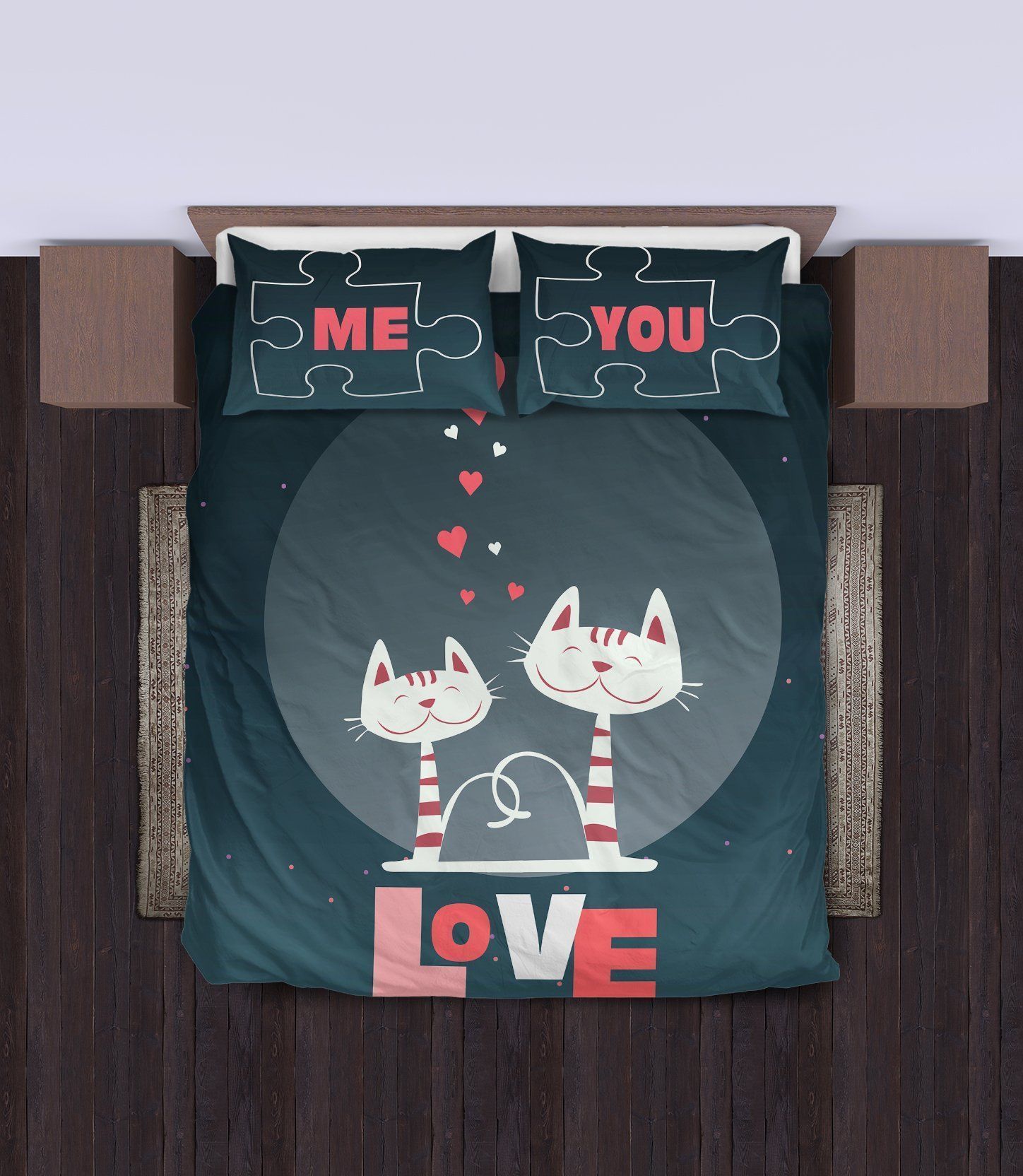 Cat Lovers Bedding Set