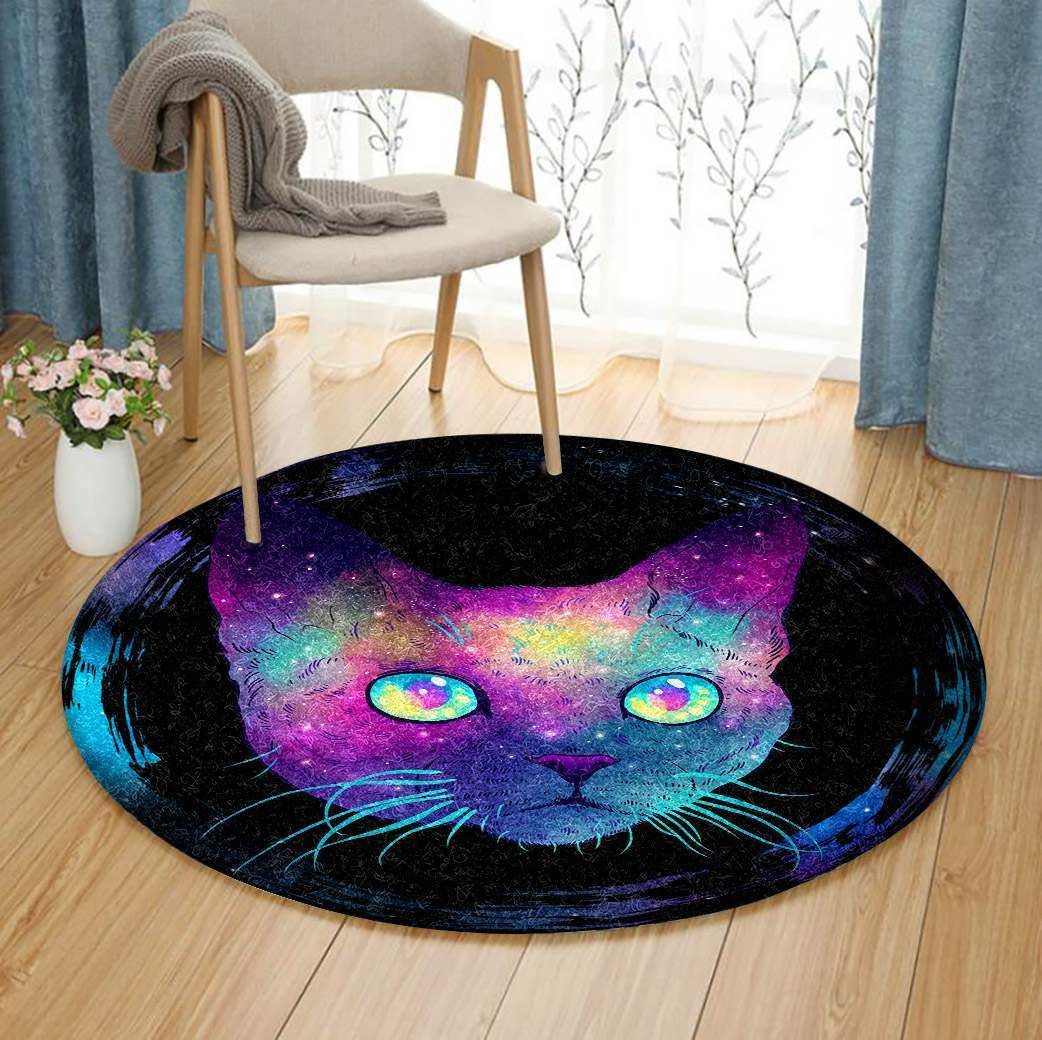 Cat Magic Round Carpet
