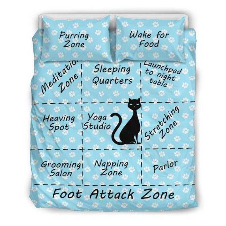 Cat Map Bedding Set